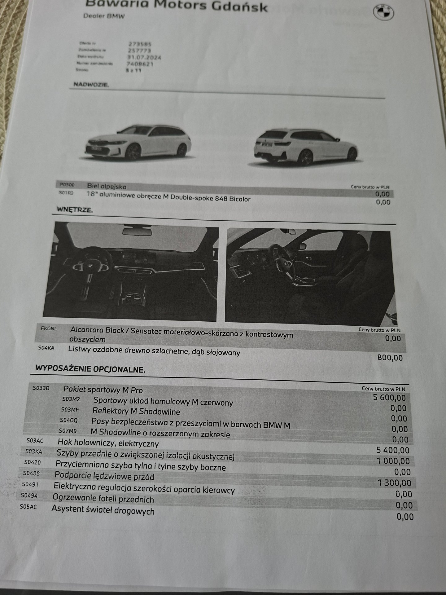 BMW M340I XDRIVE TOURING - zdjęcie 7